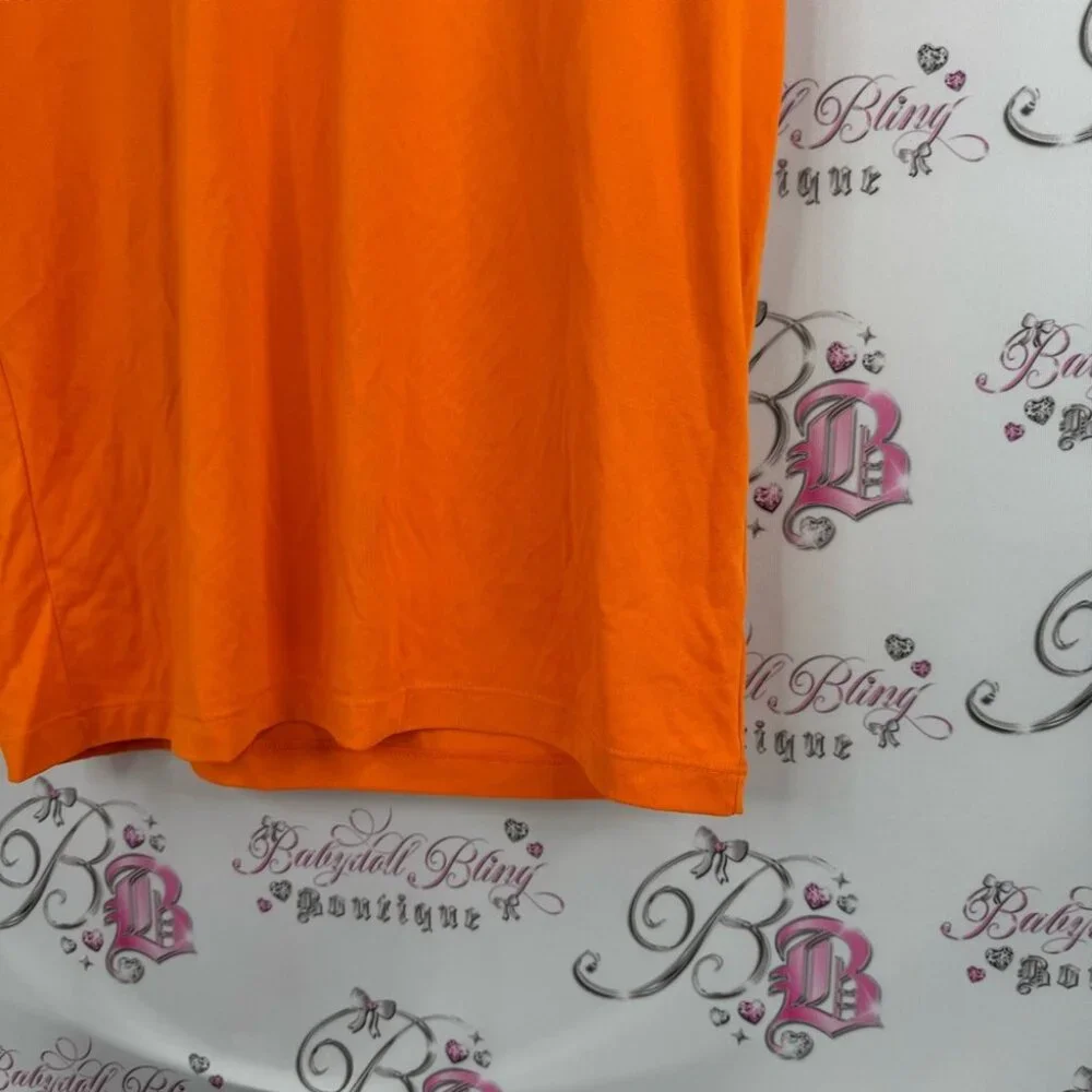 Nike tshirt dri-fit the Nike tee since 1972 Orange Graphic Short Sleeve Tee - Picture 4 of 7